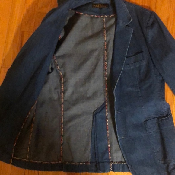 Freeman’s Sporting Club denim blazer - Picture 3 of 5